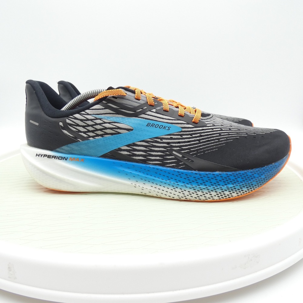 Brooks Hyperion Max Mens Running Shoes Black Blue Orange 1103901D019 Size 12 D